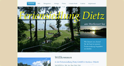 Desktop Screenshot of feriensiedlungdietz.de
